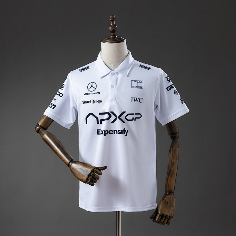 2025 F1 Mercedes-Benz APXGP Movie Edition POLO White S-5XL-76193746
